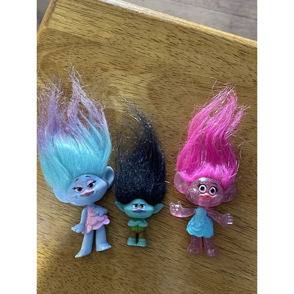 Dreamworks Trolls Set Of 3 Troll Dolls